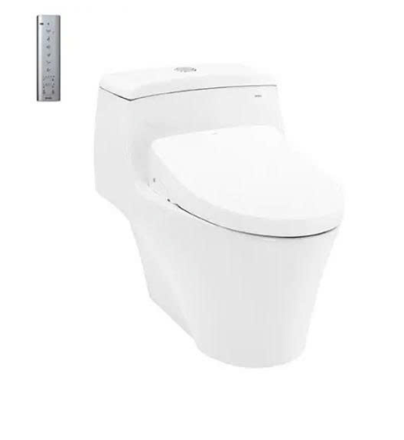 Bàn cầu một khối TOTO kèm nắp rửa điện tử WASHLET dòng S7 TCF4911EZ