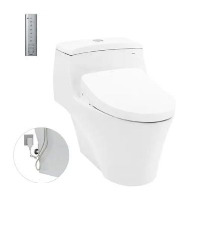 Bồn cầu một khối TOTO kèm nắp rửa điện tử WASHLET dòng S7 TCF4911Z