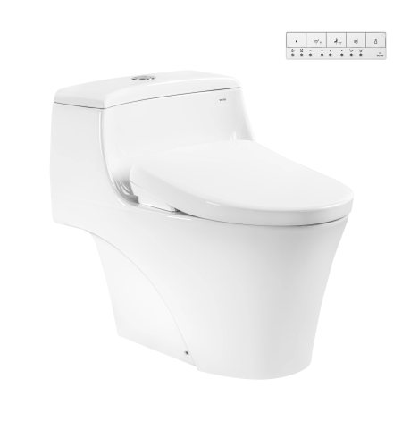 Bồn cầu 1 khối TOTO kèm nắp rửa điện tử WASHLET dòng S7