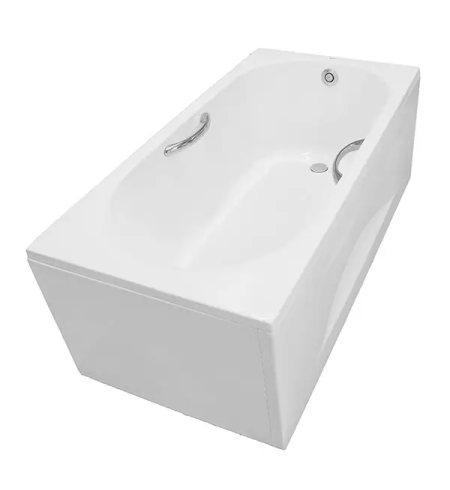 Bồn tắm nhựa có tay vịn và yếm PAY1515HVC#W/TVBF411