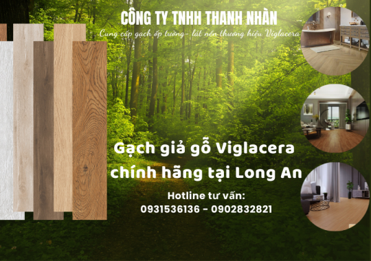 Gạch giả gỗ Viglacera chính hãng tại Long An