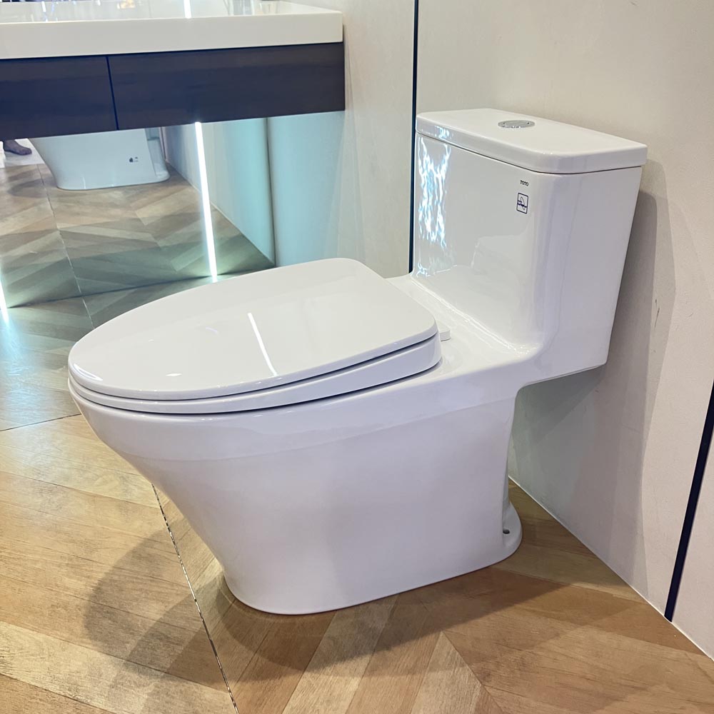 Hình ảnh bồn cầu 1 khối