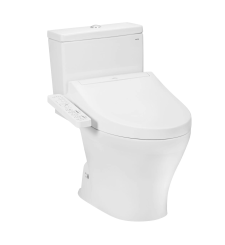Bàn cầu hai khối CS326 kèm nắp rửa điện tử WASHLET dòng C2 TCF23410AAA