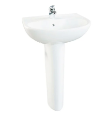 Chậu lavabo LPT236CS treo tường chân dài