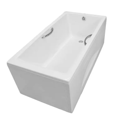 Bồn tắm nhựa có tay vịn có yếm PAY1525HVC#W/TVBF411